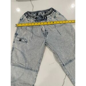 Kid's Vintage Parachute Jogger Denim Jeans Maneuvers 10 Kids Boys Girls 90s